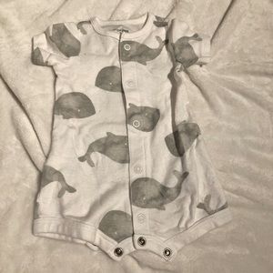 Summer Baby Unisex Whale One Piece Outfit size Newborn